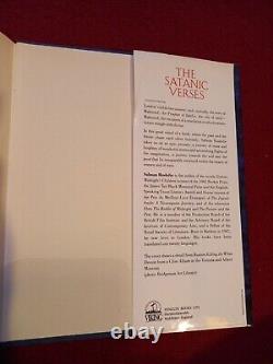 Salman Rushdie The Satanic Verses 1st printing 4th impression signed Viking 1998