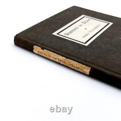 Sara Teasdale / SONNETS TO DUSE Signed 1st Edition 1907