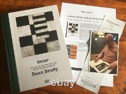 Sean Scully, Inner Collected Writings, 2016 1st Edition Hardcover New Signed