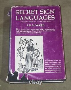 Secret Sign Languages by J Ward 1969 Hardback Book 1st Edition