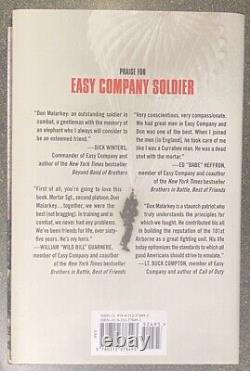 Sgt Don Malarkey Easy Company Soldier signed 1st edition Band of Brothers Valor