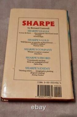 Sharpe's Honour by Bernard Cornwell 1st/1st Edition 1985 Collins DJ Sharpe Book
