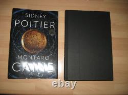 Sidney Poitier signed 1st edition Montaro Caine rare Academy Award actor's novel