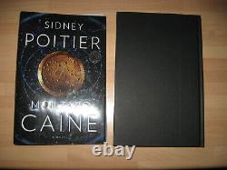 Sidney Poitier signed 1st edition Montaro Caine rare Academy Award actor's novel