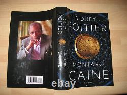 Sidney Poitier signed 1st edition Montaro Caine rare Academy Award actor's novel