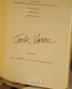 Sign Ltd Edition Jack Vance Strange Notions & The Dark Ocean No 469/500