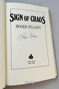 Sign Of Chaos-Roger Zelazny-SIGNED! -TRUE First Edition/1st Printing! -Amber-RARE