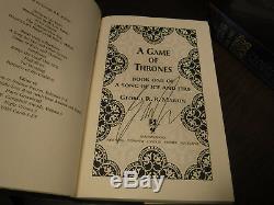Signed 1st/1st A Game of Thrones Goerge R R Martin 1996 US Hardcover
