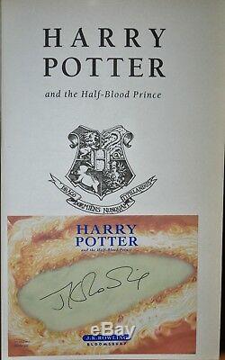 Signed 1st/1st Ed Harry Potter And The Half Blood Prince J. K. Rowling