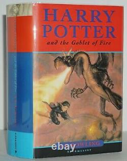 Signed 1st/1st Ed, W. Ticket Harry Potter And The Goblet Of Firej. K. Rowling