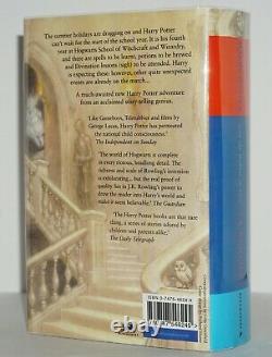 Signed 1st/1st Ed, W. Ticket Harry Potter And The Goblet Of Firej. K. Rowling