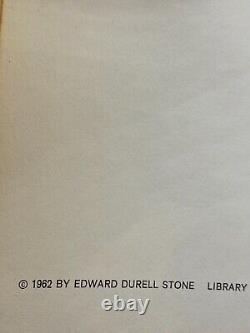Signed 1st Edition 1962 Edward Durell Stone / The Evolution of an Architect