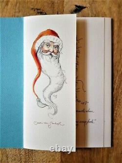 Signed 1st Edition A Conversation With Old St Nick At The North Pole Van Sandwyk