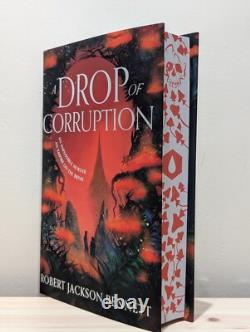 Signed-1st Edition-A Drop of Corruption by Robert Jackson Bennett-New