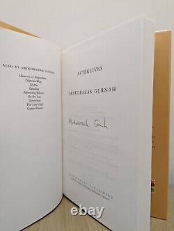 Signed-1st Edition-Afterlives by Abdulrazak Gurnah (Nobel Prize Winner in 2021)