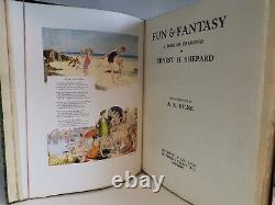 Signed 1st Edition Copy Fun And Fantasy by E H Shepard Numbered Illustrated