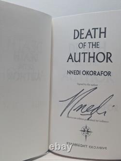 Signed-1st Edition-Death of the Author by Nnedi Okorafor-New