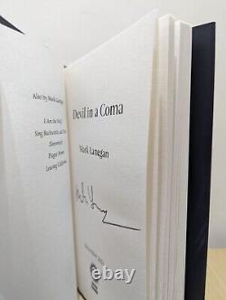 Signed-1st Edition-Devil in a Coma by Mark Lanegan-New