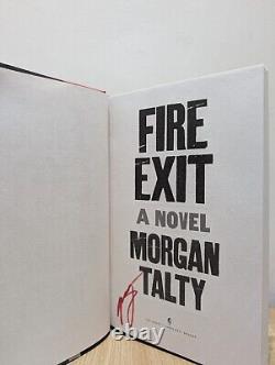 Signed-1st Edition-Fire Exit by Morgan Talty