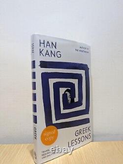 Signed-1st Edition-Greek Lessons by Han Kang (Nobel Prize Winner in 2024)