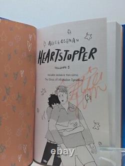 Signed-1st Edition-Heartstopper Volume 5 by Alice Oseman