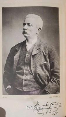 Signed 1st Edition In Darkest Africa Henry M. Stanley, 2 Volumes 1890 Rare Set