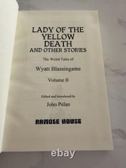 Signed 1st Edition Lady Of The Yellow Death Wyatt Blassingame #61/100 Oop Hc Dj