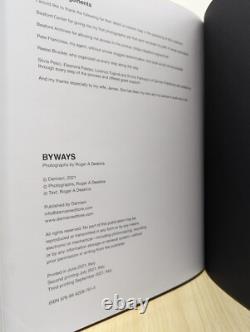 Signed-1st Edition Later Printing-BYWAYS Photographs by Roger A. Deakins