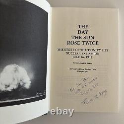 Signed! 1st Edition Nuclear History-The Day The Sun Rose Twice by F M Szasz HCDJ