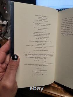 Signed 1st Edition Paul Aster's New York (1997 HC)