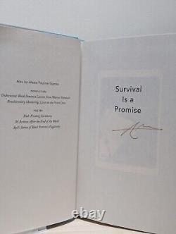 Signed-1st Edition-Survival Is a Promise by Alexis Pauline Gumbs