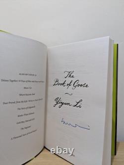 Signed-1st Edition-The Book of Goose by Li Yiyun-New