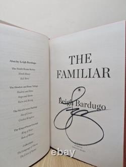 Signed-1st Edition-The Familiar by Leigh Bardugo-New