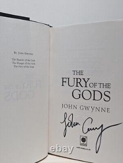 Signed-1st Edition-The Fury of the GodsThe Bloodsworn Saga 3 by John Gwynne-New