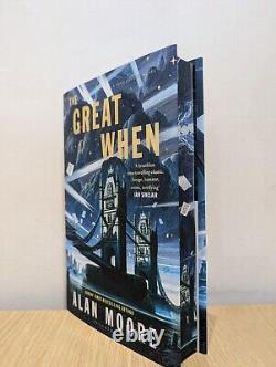 Signed-1st Edition-The Great When by Alan Moore-Sprayed Edge-New