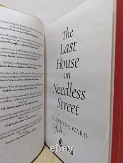 Signed-1st Edition-The Last House on Needless Street by Catriona Ward-New