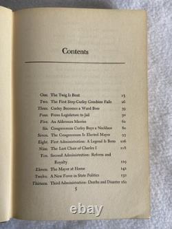 Signed 1st Edition The Purple Shamrock James Michael Curley by Joseph F Dinneen