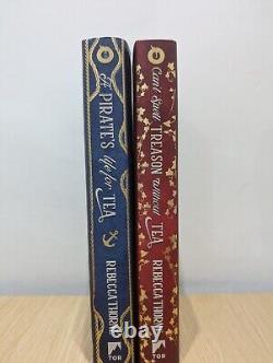 Signed-1st Edition-Tomes & Tea Series 1-2 by Rebecca Thorne-New