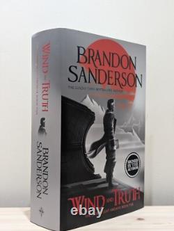Signed-1st Edition-Wind and Truth by Brandon Sanderson
