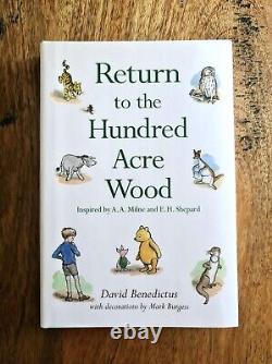 Signed 1st Edition Winnie The Pooh Return To The Hundred Acre Wood. Benedictus