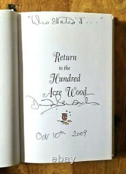 Signed 1st Edition Winnie The Pooh Return To The Hundred Acre Wood. Benedictus