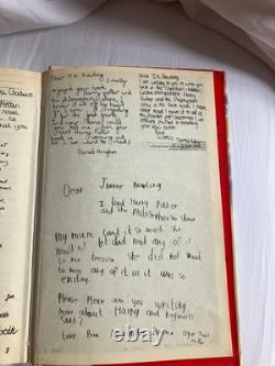 Signed 1st edition Harry Potter and the chamber of secrets