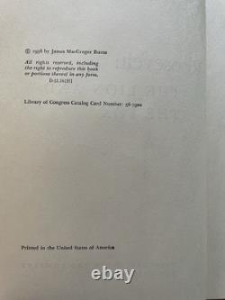 Signed 1st edition James MacGregor Burns / ROOSEVELT THE LION AND THE FOX 1956