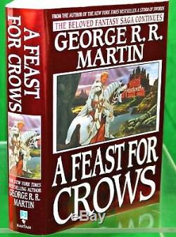 Signed A FEAST FOR CROWS George R R Martin UNPUBLISHED JAIME LANNISTER DJ COVER