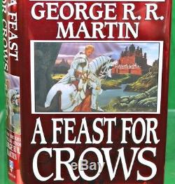 Signed A FEAST FOR CROWS George R R Martin UNPUBLISHED JAIME LANNISTER DJ COVER