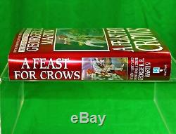 Signed A FEAST FOR CROWS George R R Martin UNPUBLISHED JAIME LANNISTER DJ COVER