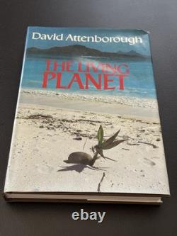 Signed/Autopraph 1984 1st Edition The Living Planet David Attenborough Hardback
