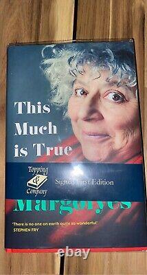 Signed Book This Much is True by Miriam Margolyes First Edition