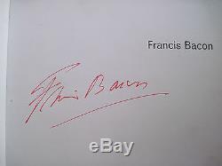 Signed By Artist Francis Bacon The 1985 Tate Gallery Bacon Exhibition Book