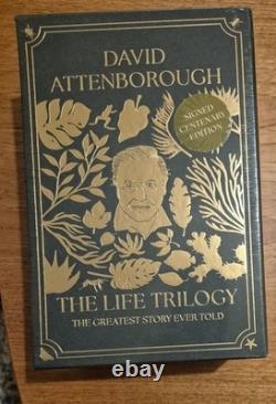 Signed Centenary Edition The Life Trilogy, David Attenborough (2025, 1st/1st)